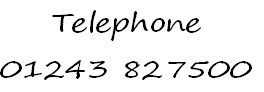 Telephone 
01243 827500