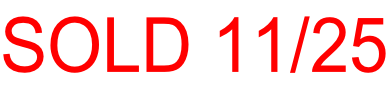SOLD 11/25