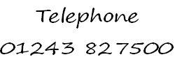 Telephone 
01243 827500